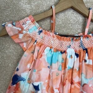 Janie and Jack Floral Dress Girls Size 4 4T Ruffle Pretty Janie & Jack‎